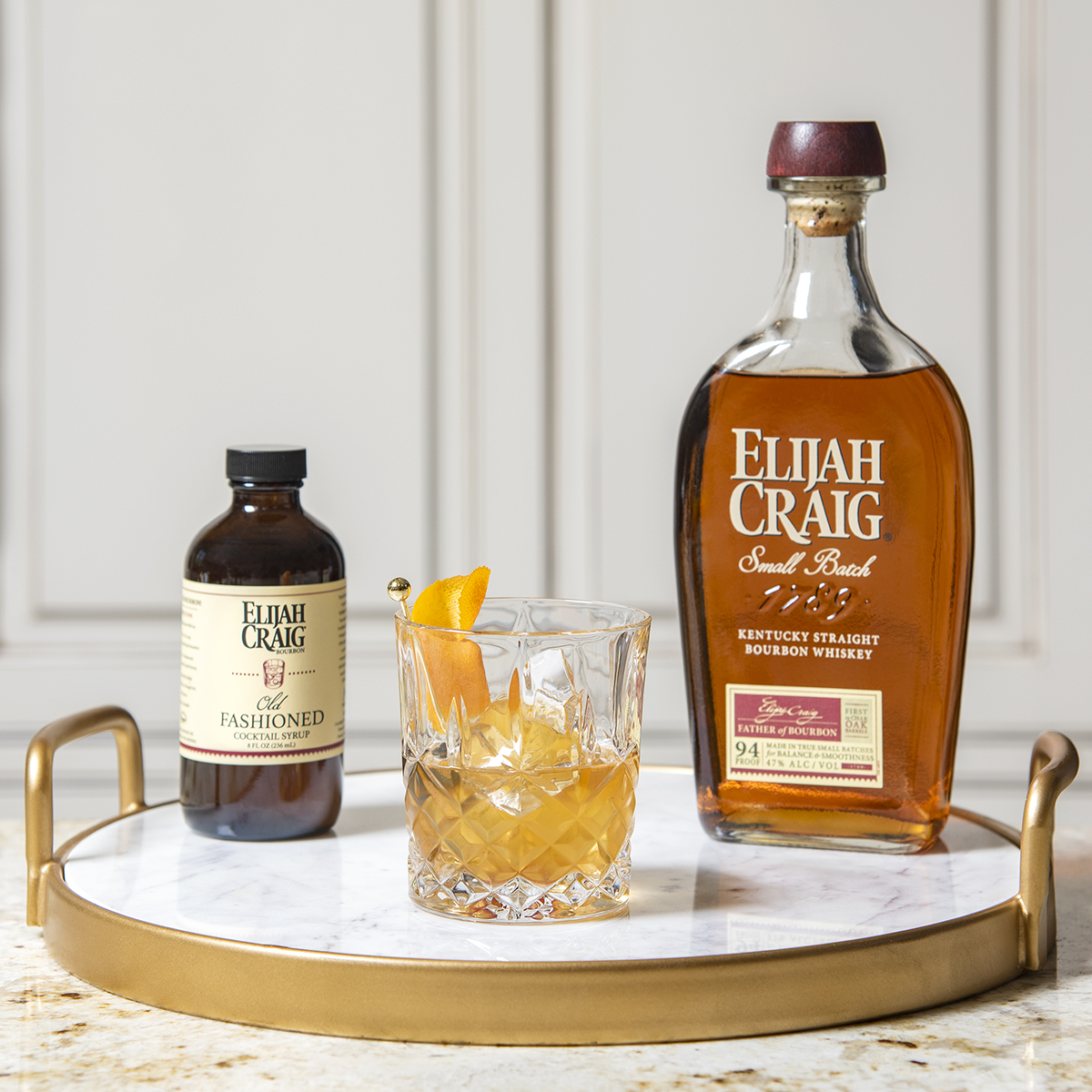 Original Old Fashioned, Elijah Craig Cocktail Syrup
