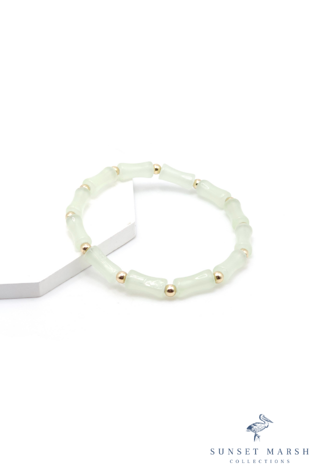 Bamboo Bliss - Ivory Bracelet