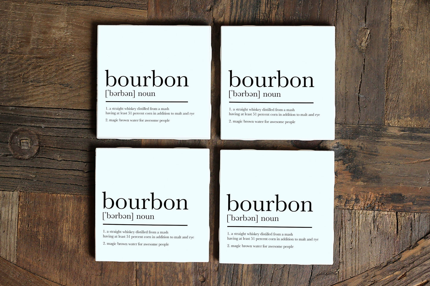 Bourbon Definition Alcohol Coaster