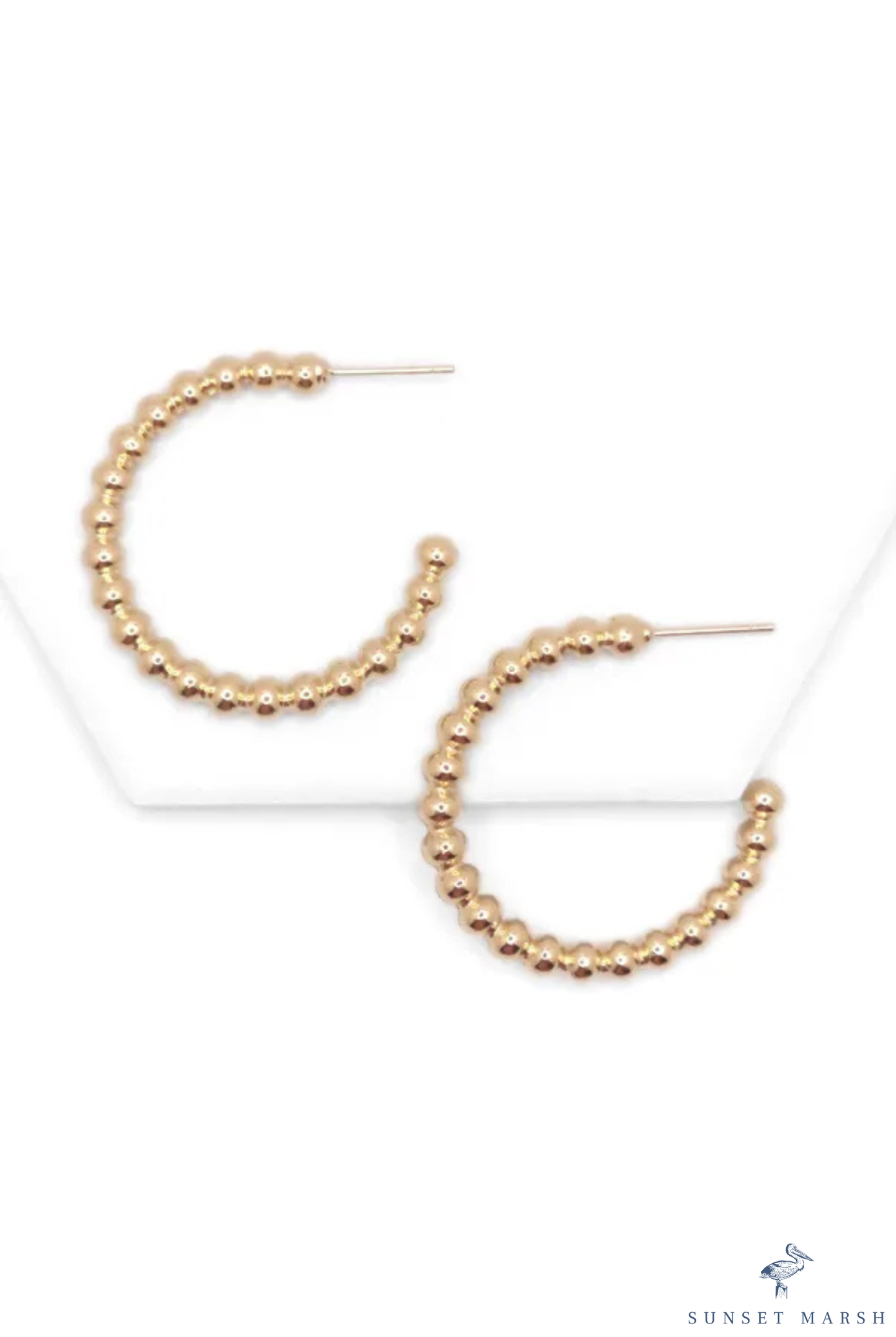 Radiant Orbs - Gold Earring