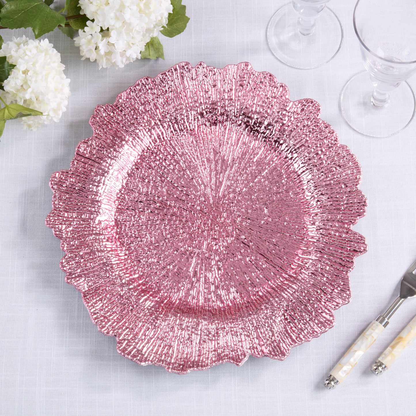 Radiant Elegance Starburst Charger Plates