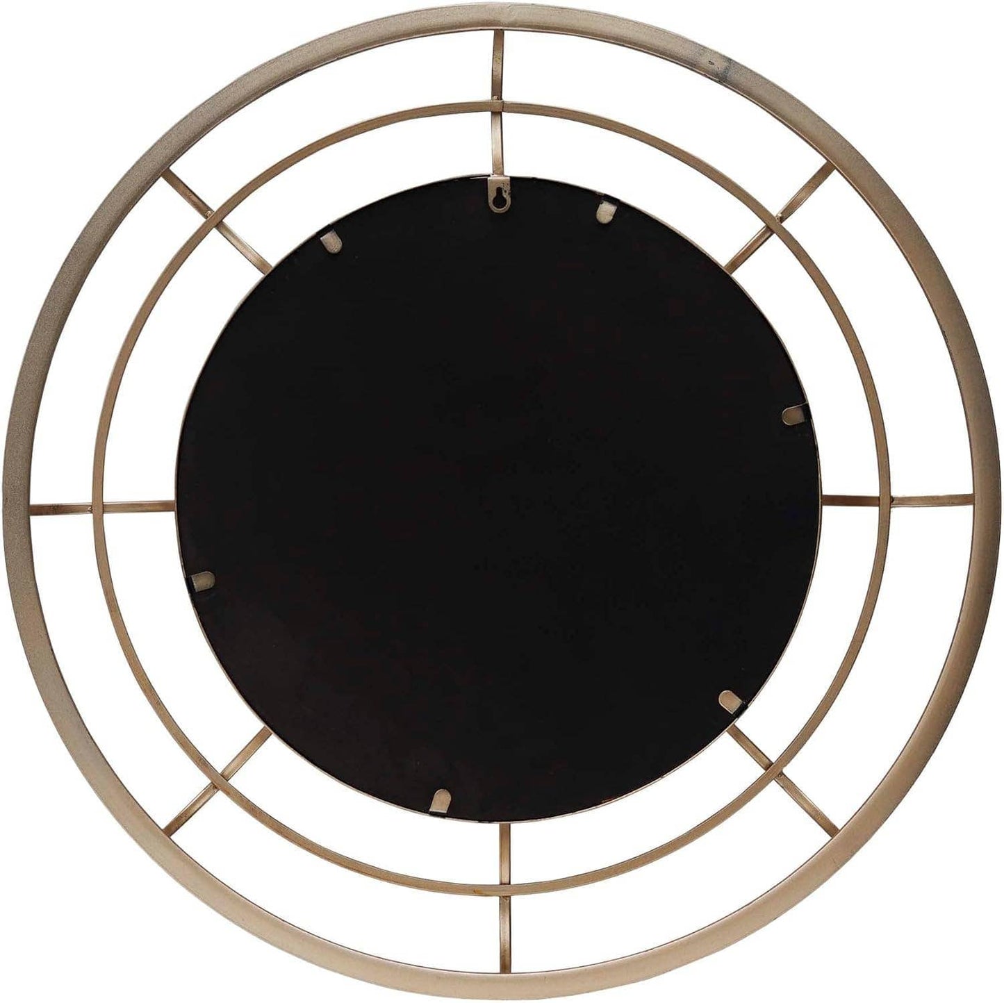 Geometric Metal Mirror - 28” Round Wall Mirror