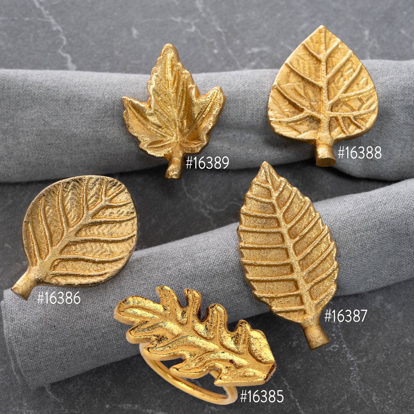 Gold Leaf Napkin Ring