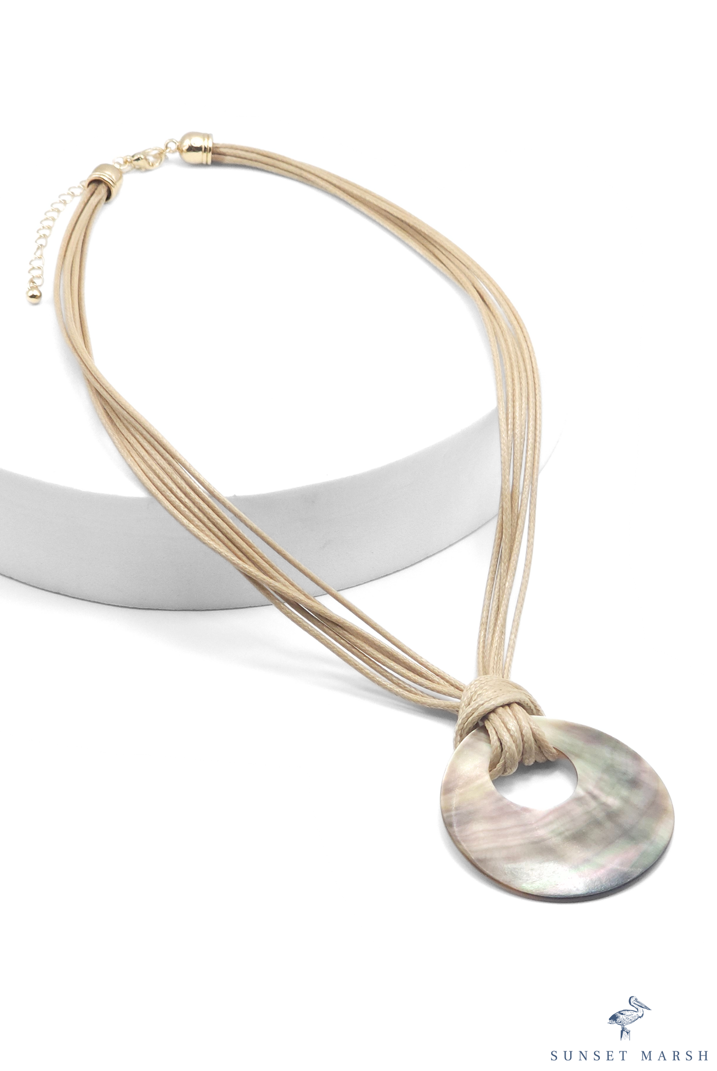 Tidal Loop - Brown Necklace