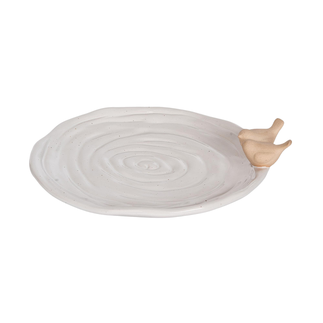 Dol Dish w/Perched Bir Spring Home Décor DS