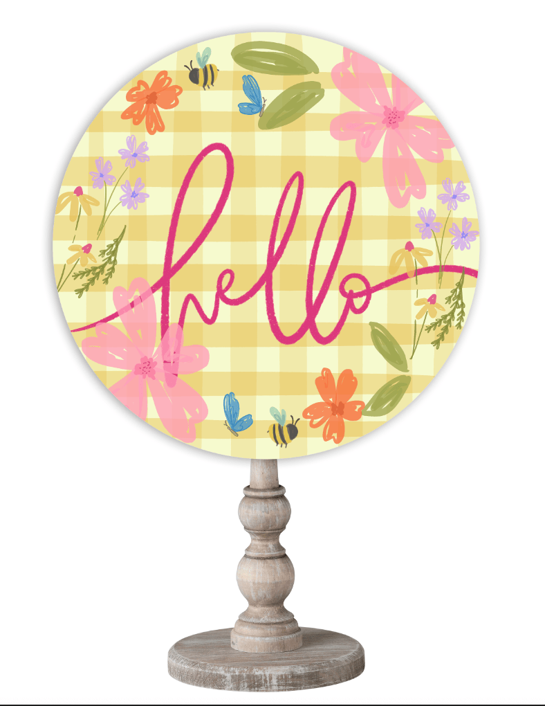 Hello Spring Floral Topper