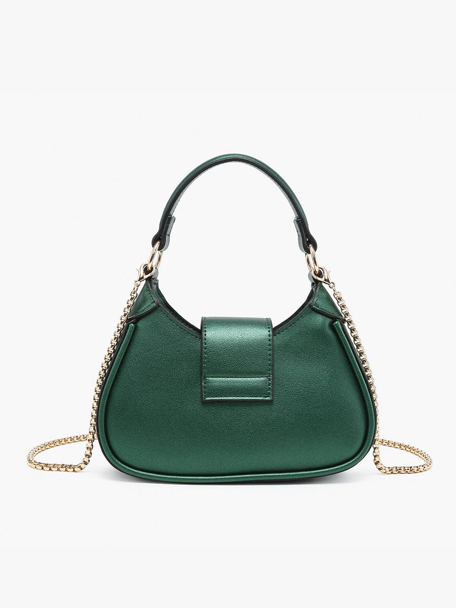 EH2563 Malia Buckle Crossbody/Satchel w/ Chain Strap