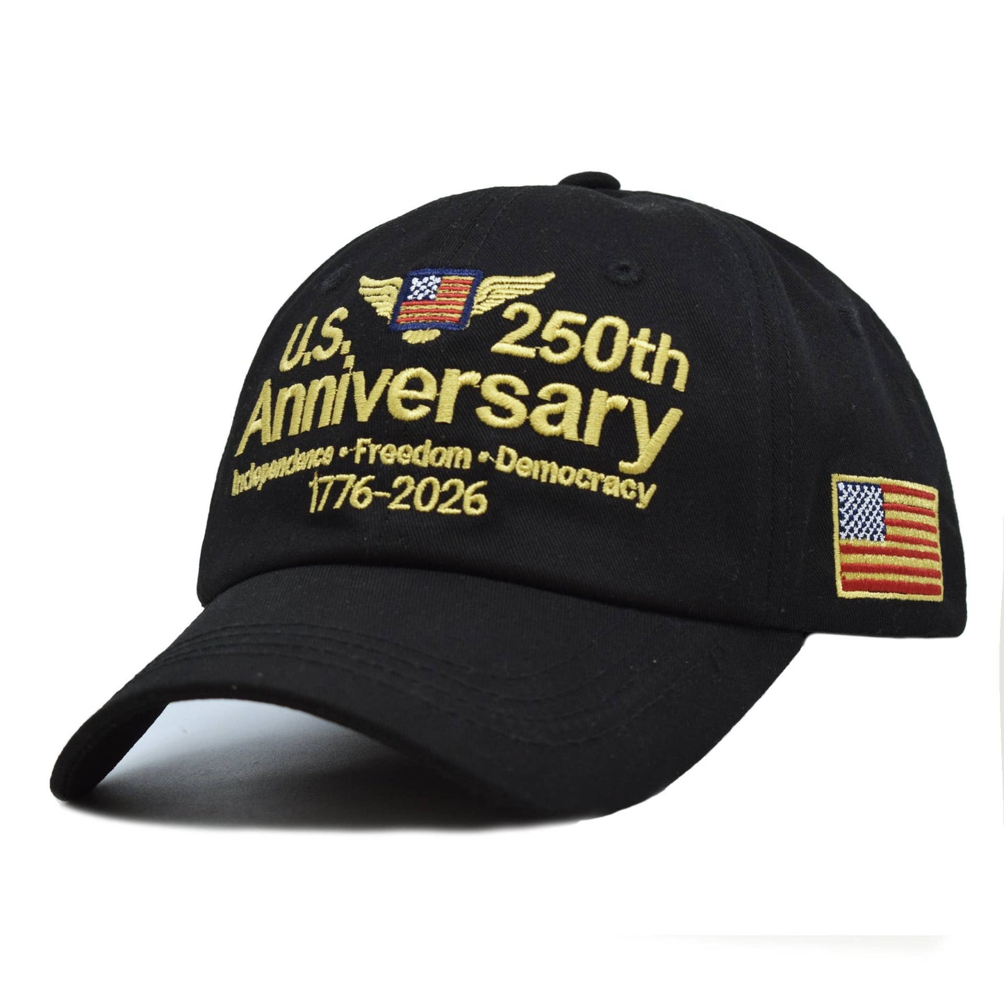 250th Anniversary Flag Embroidered Baseball Cap