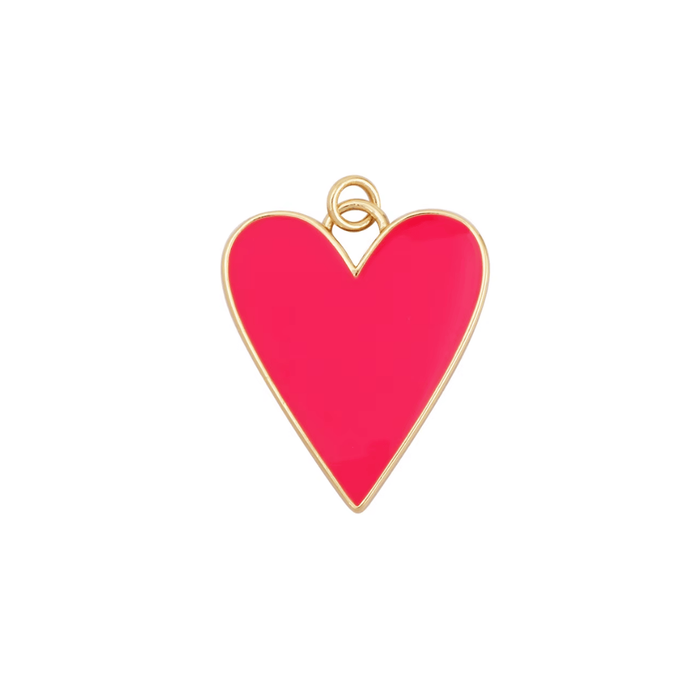Sweetheart Slim Heart Charm