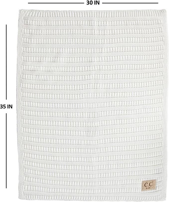 Baby Throw Blanket (Ivory)