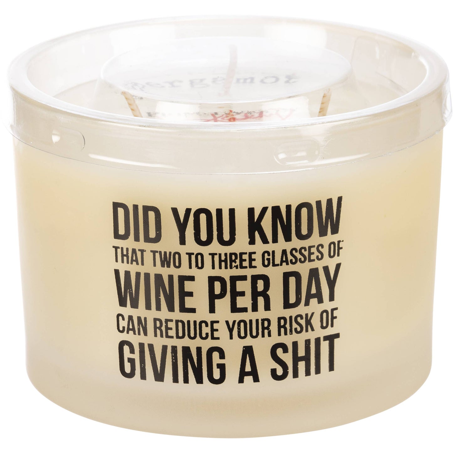 Two To Three Glasses Of Wine Per Day Candle