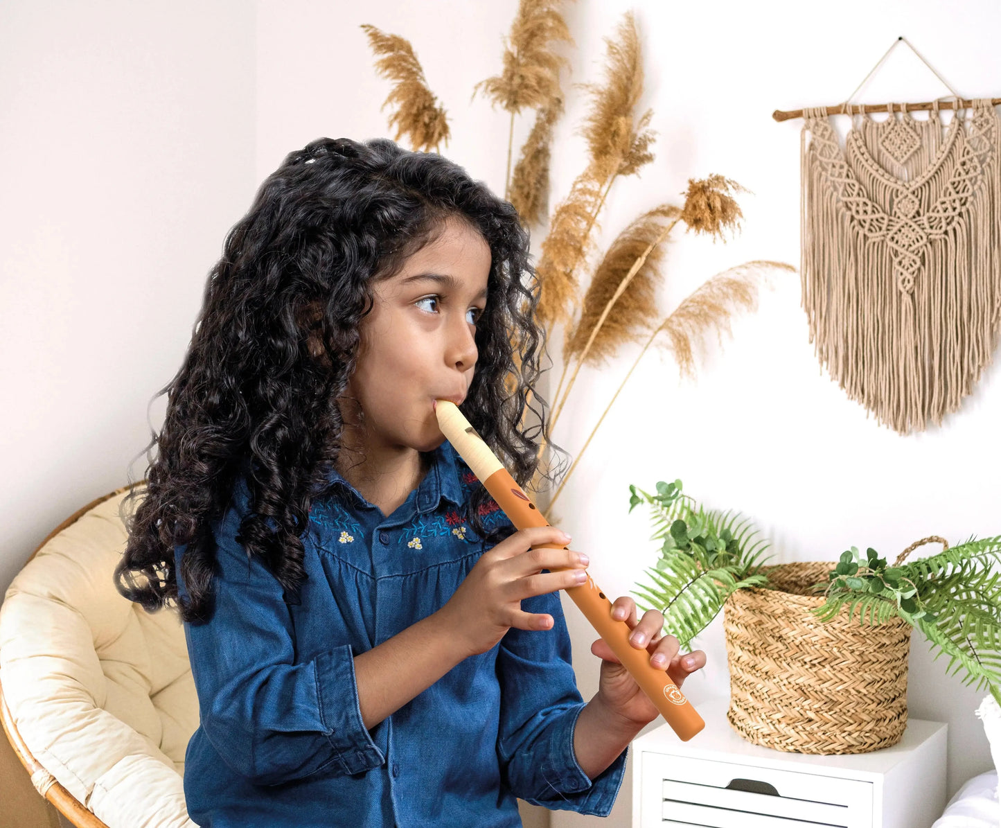 Display of 10 assorted Flutes