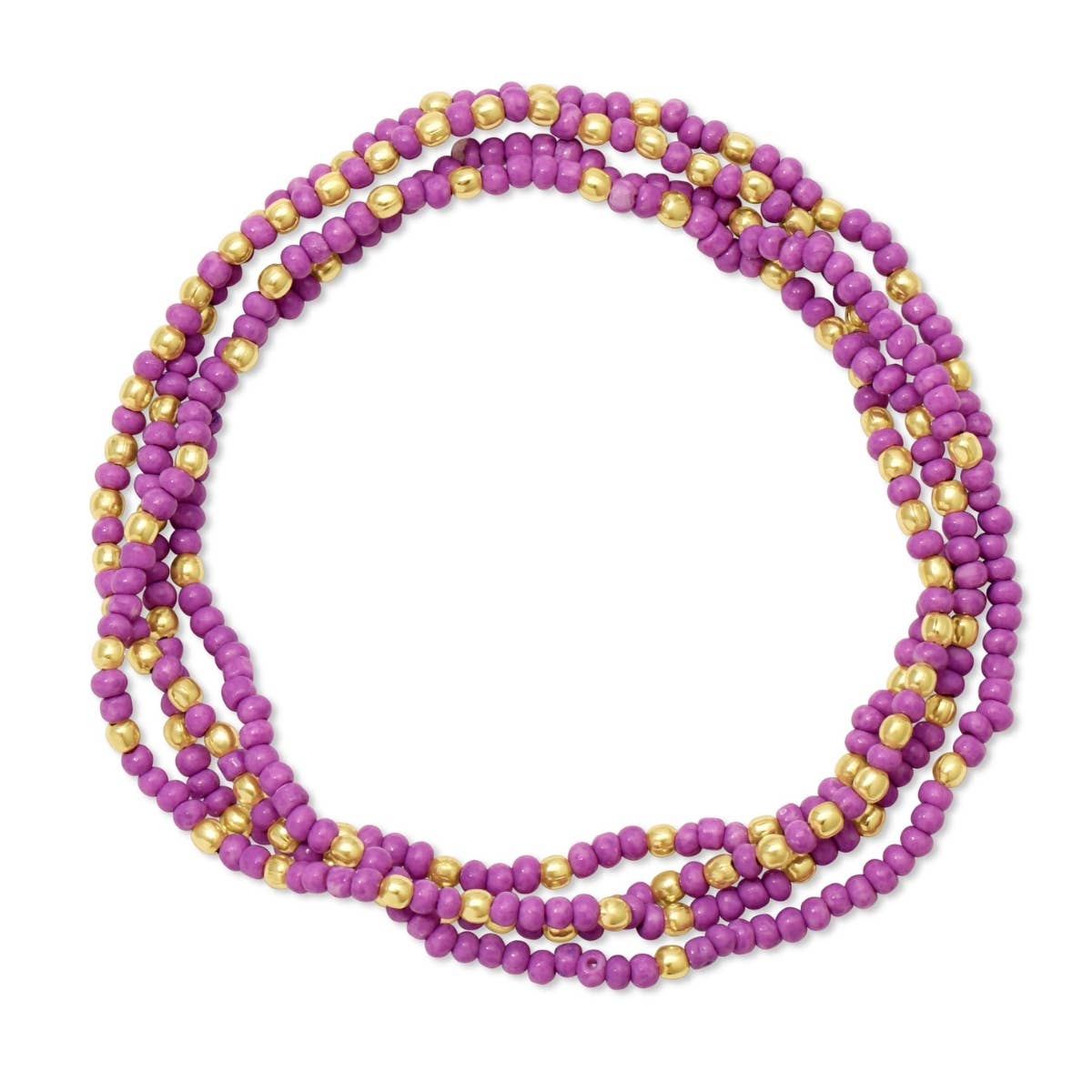 Solid Color 2mm Seed Bead Bracelets
