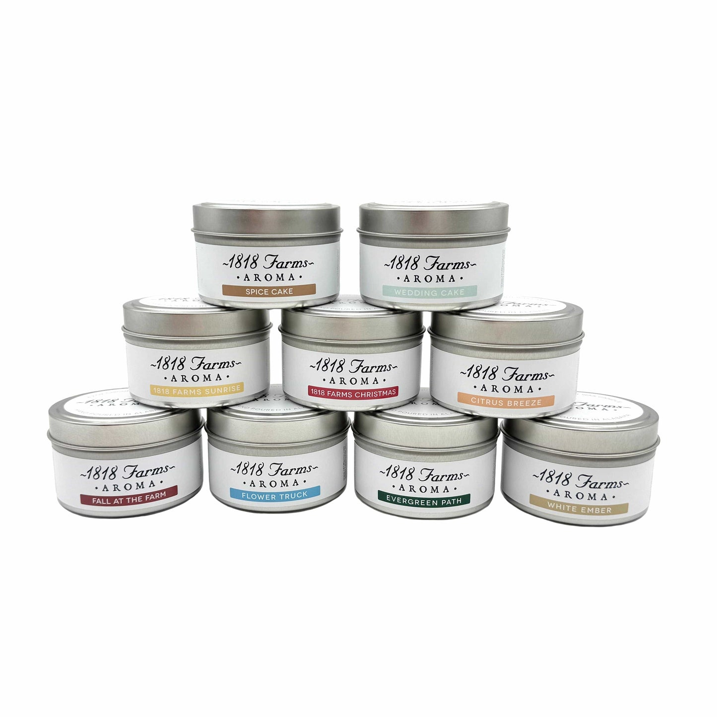 1818 Farms Christmas- 1818 Farms AROMA Coconut Wax Candle