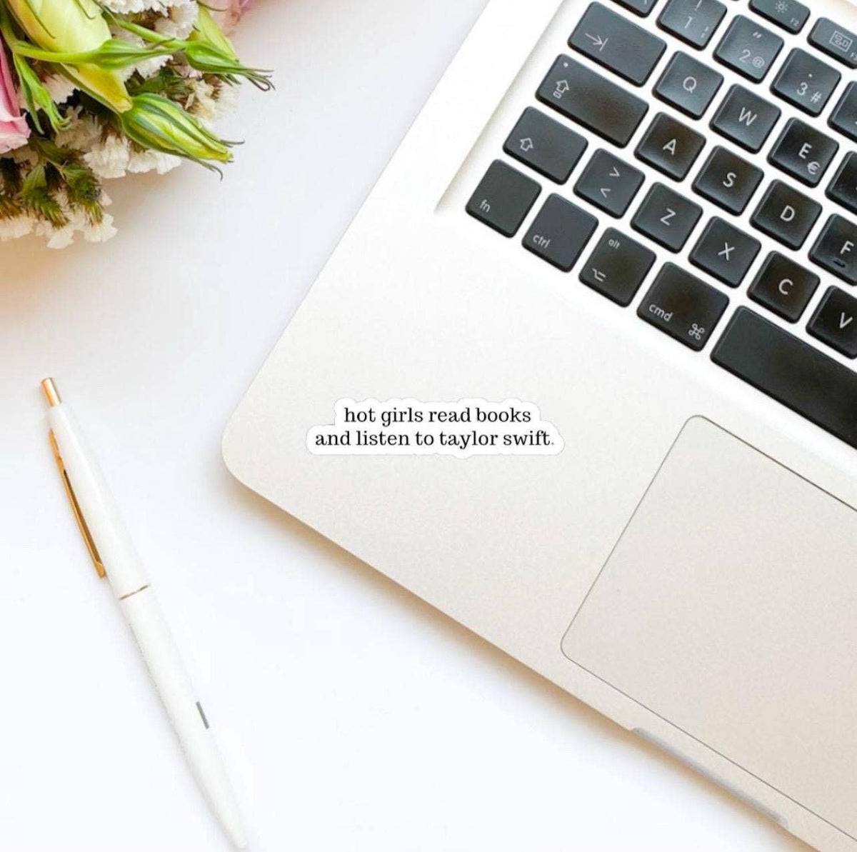 Hot Girls Read Books and Listen to Vinyl Sticker | Bookish