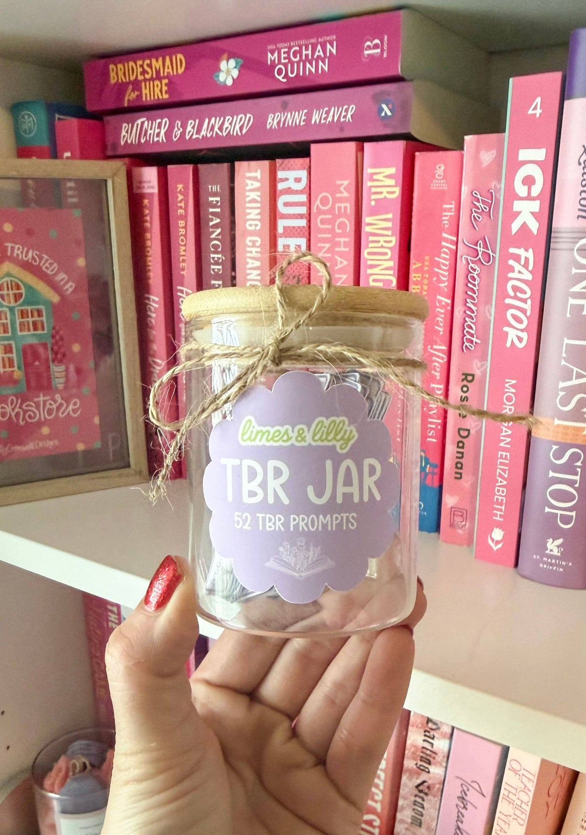 TBR Jar with 52 Reading Prompts – Book Lover Gift