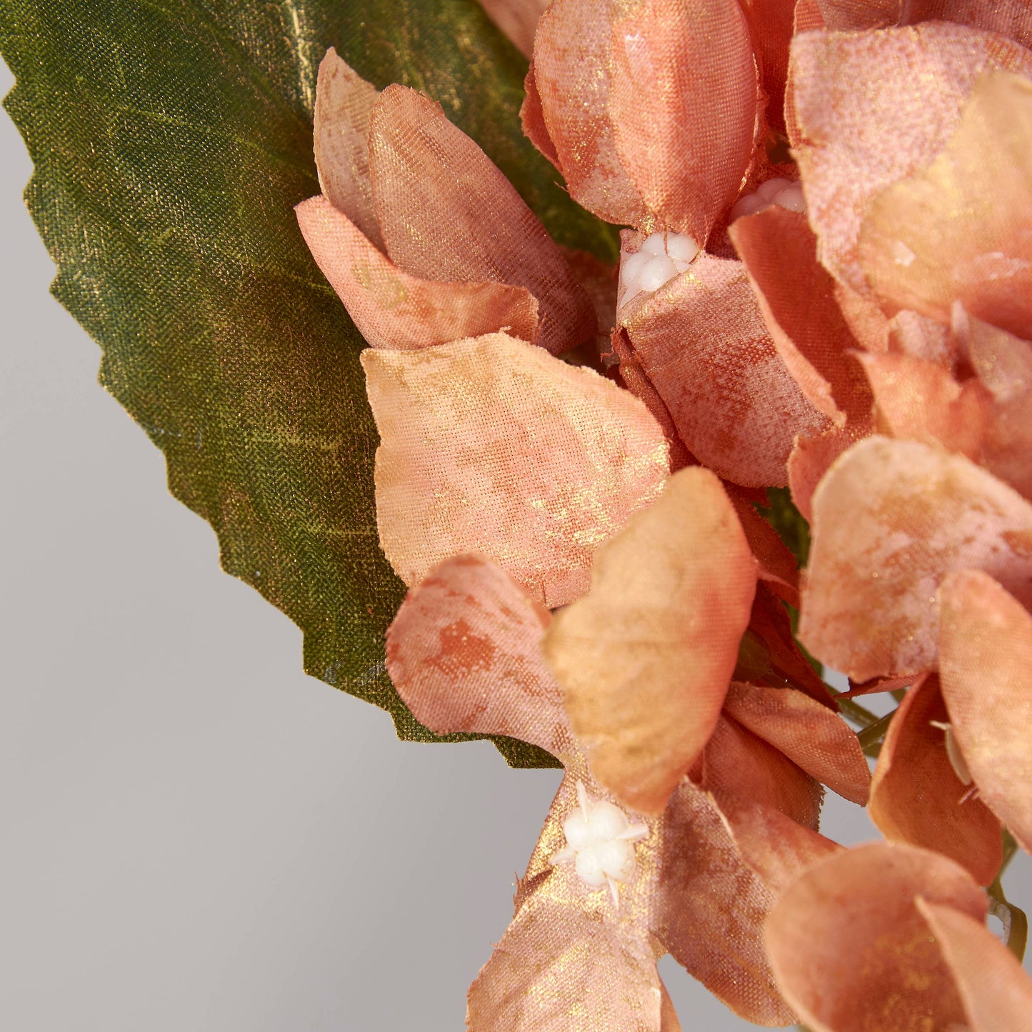 Orange Hydrangea Floral Pick