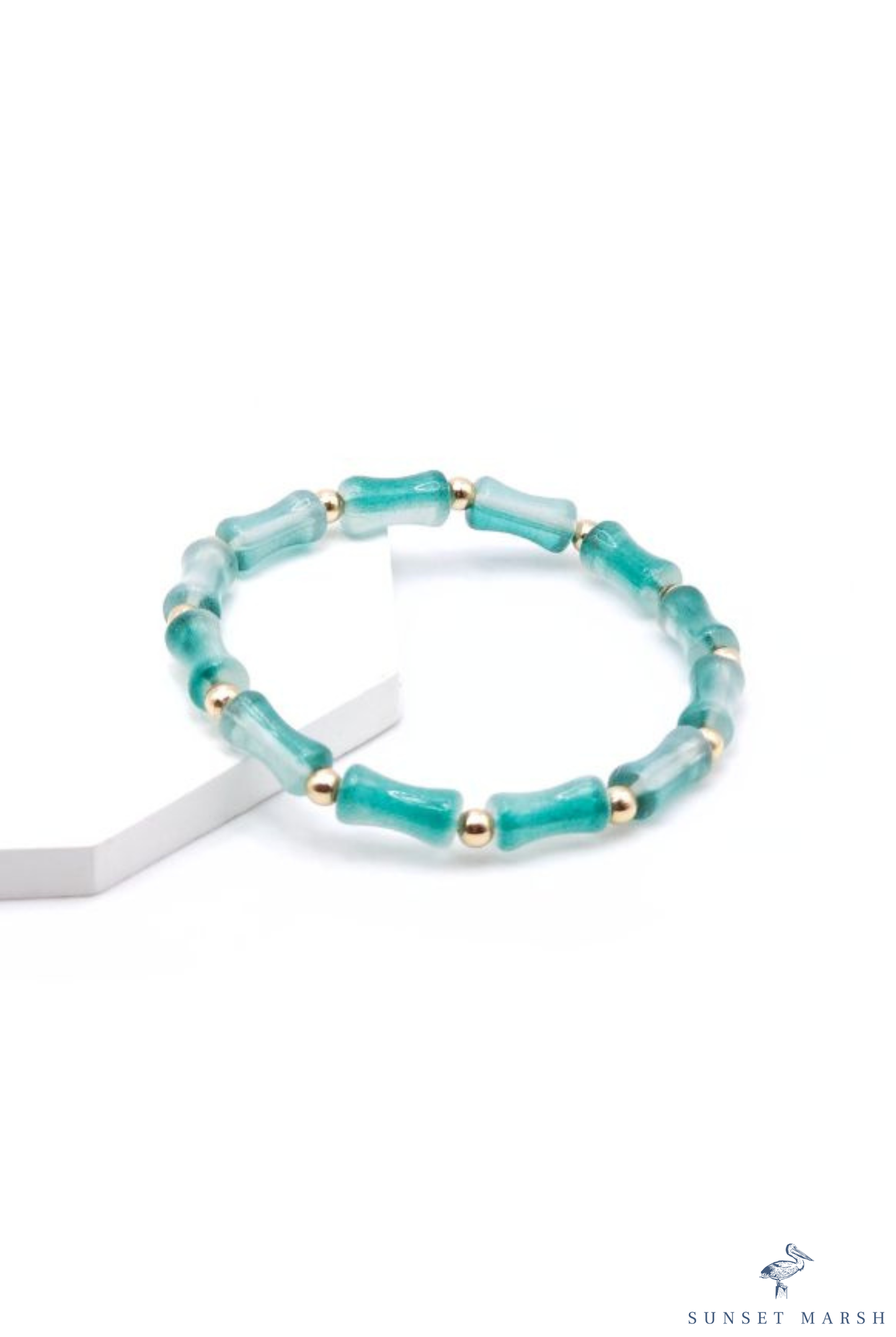 Bamboo Bliss - Green Bracelet
