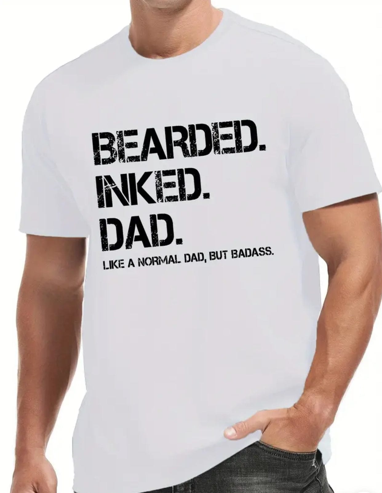 BEARDED INKED DAD T-Shirt