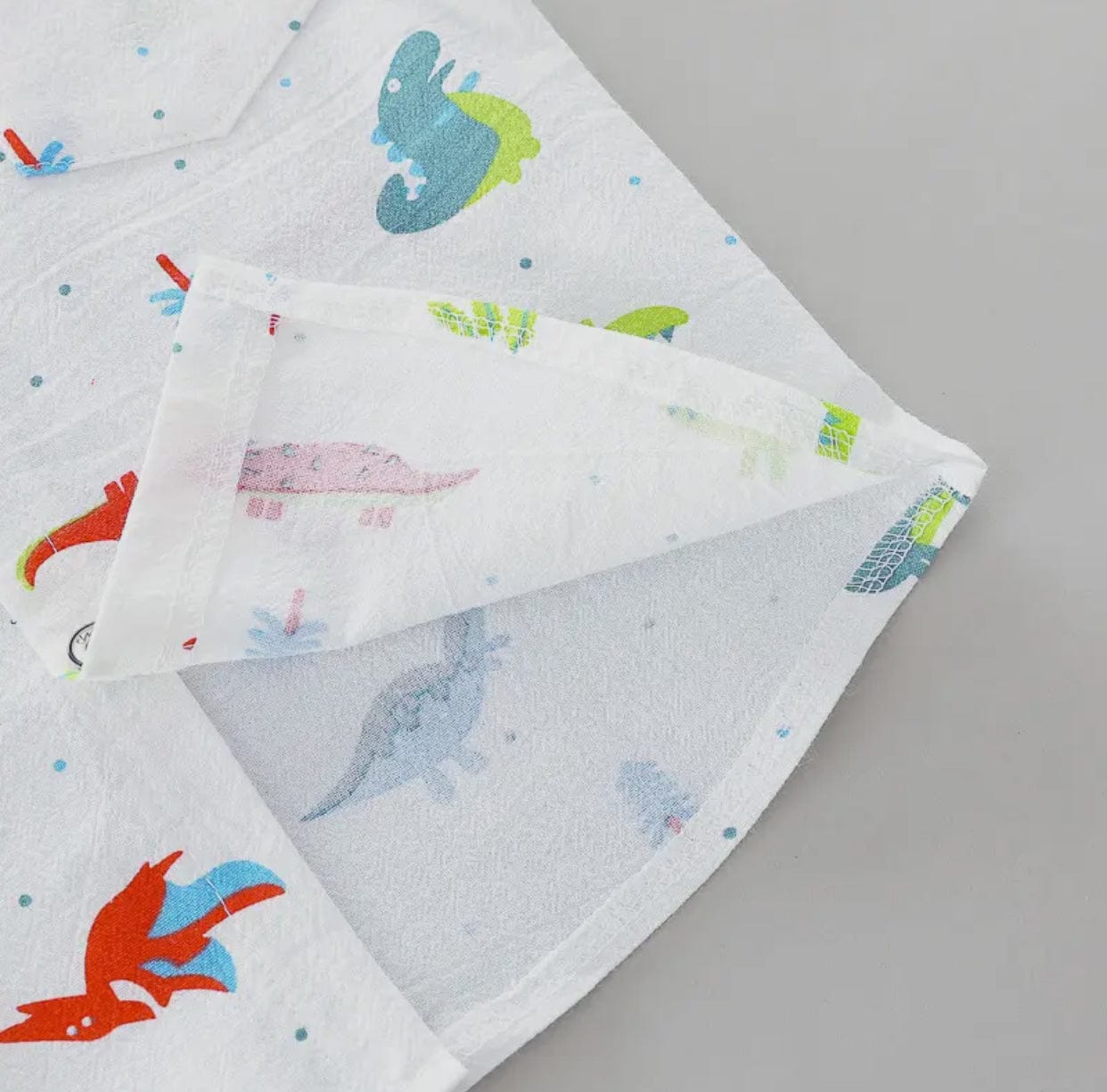 100% Cotton 2pc Dinosaur Print Short-Sleeve Set