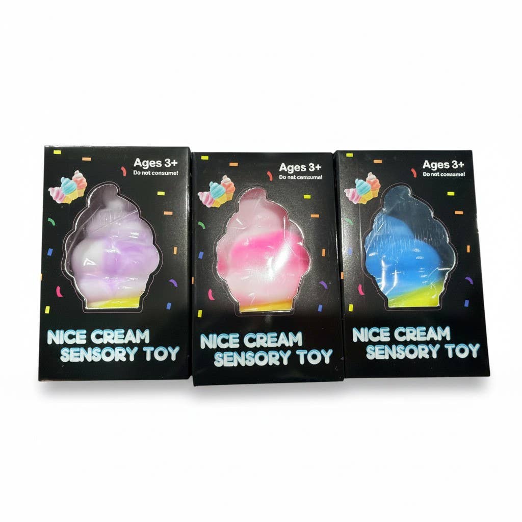 Nice Cream Squishy Sensory Toy – Ice Cream Shape