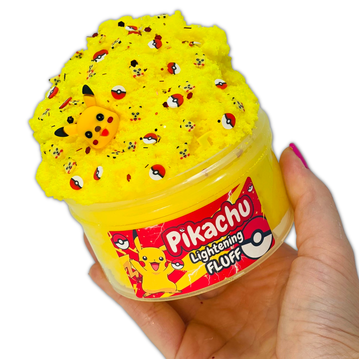 "Pikachu Lightning Fluff" Pokemon Cloud Slime