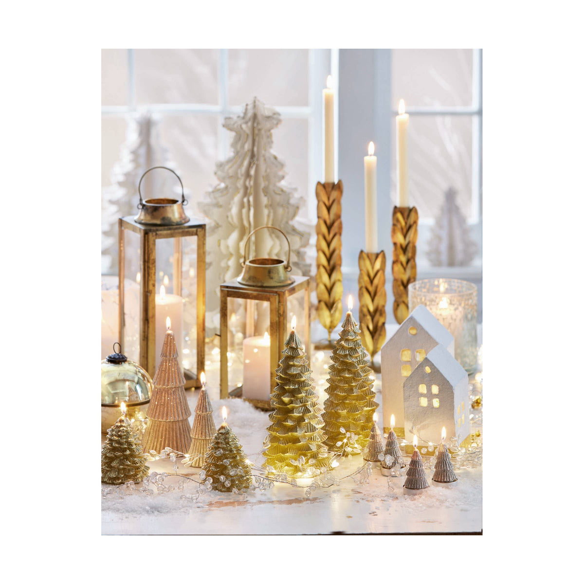 Aspen Tree Decor Large White Stoneware Christmas