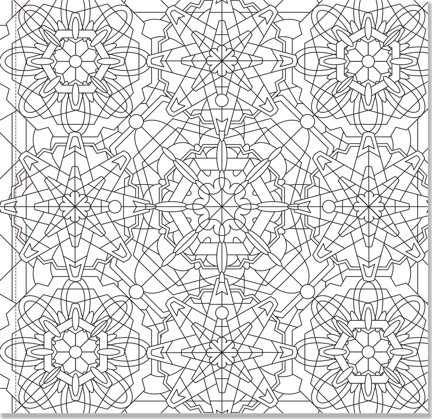 Kaleidoscope Designs Artist's Coloring Book