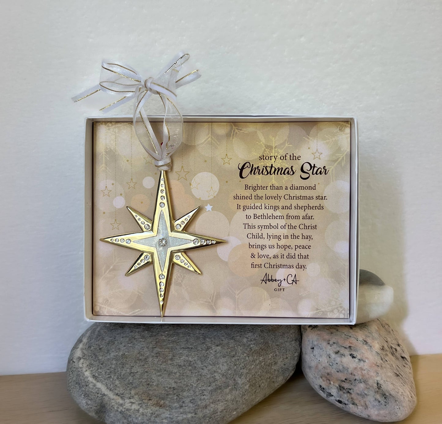 Christmas Star Story Ornament