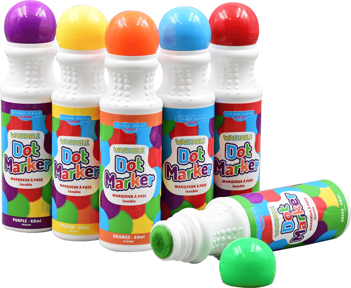 Studio Series Junior Washable Dot Markers (Set of 6)