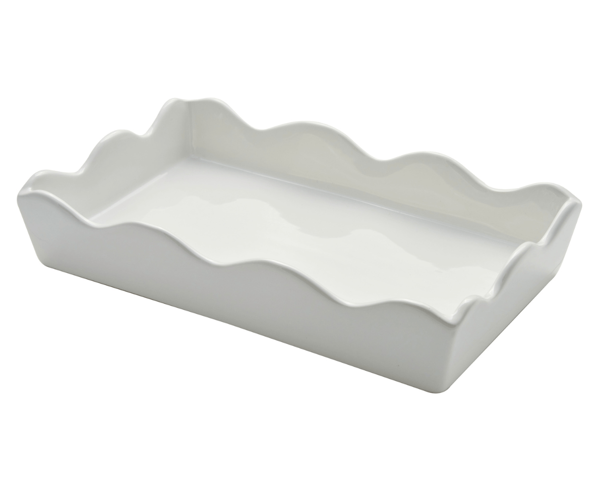 Ceramic Guest Towel Napkin Tray