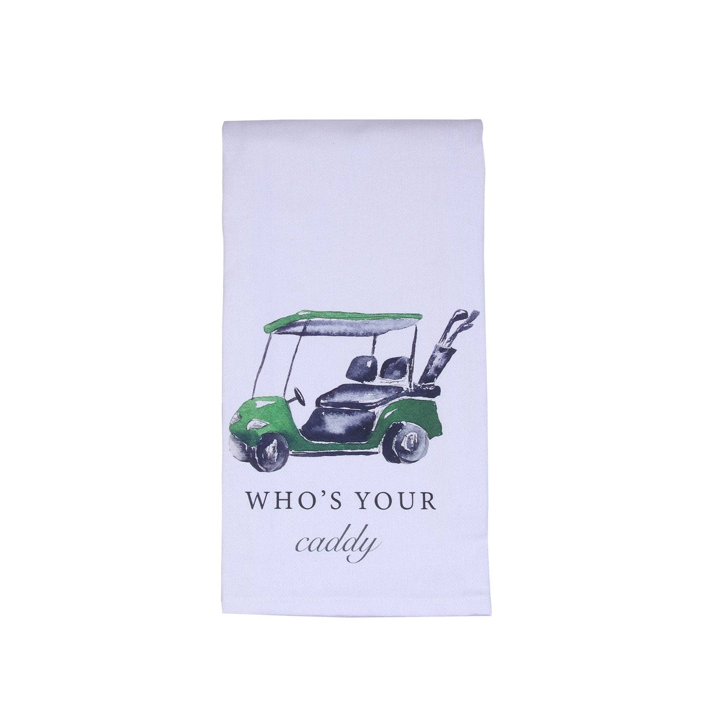 Who's Your Caddy Tea Towel