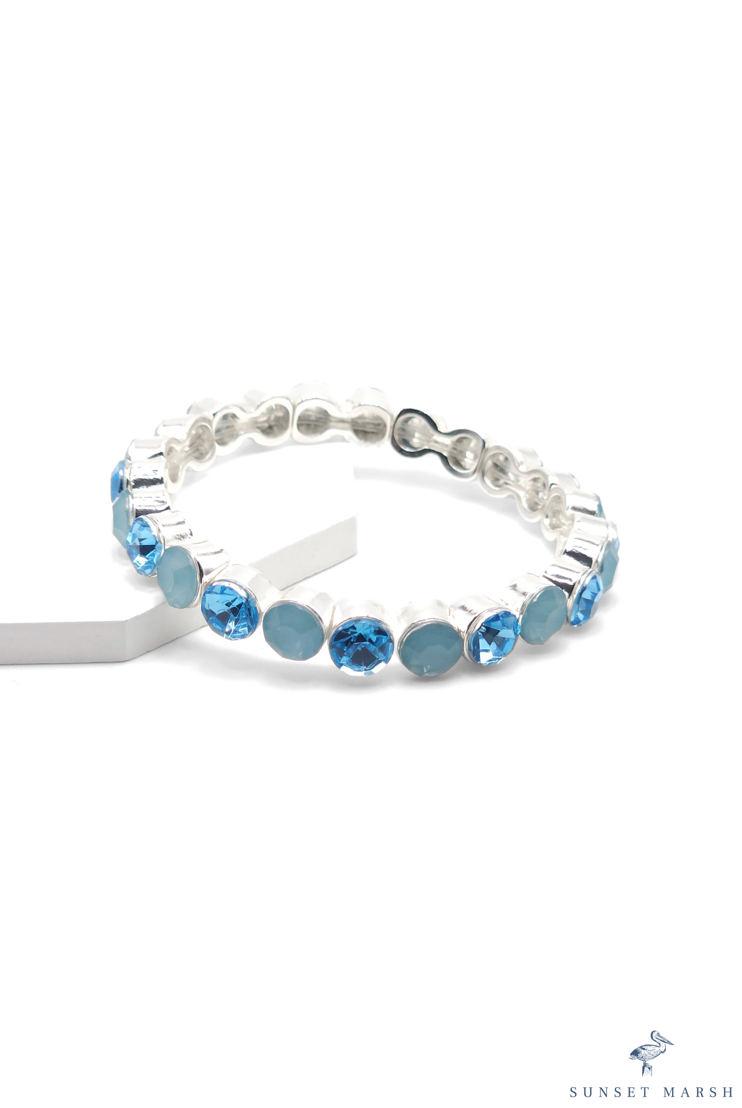 Glimmer Grip - Blue Bracelet