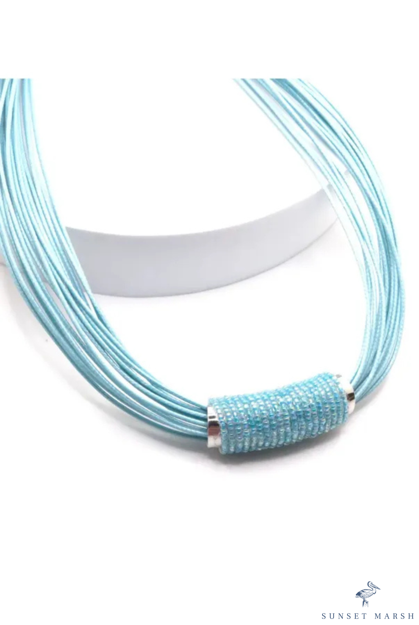 Tranquil Thread - Blue Necklace