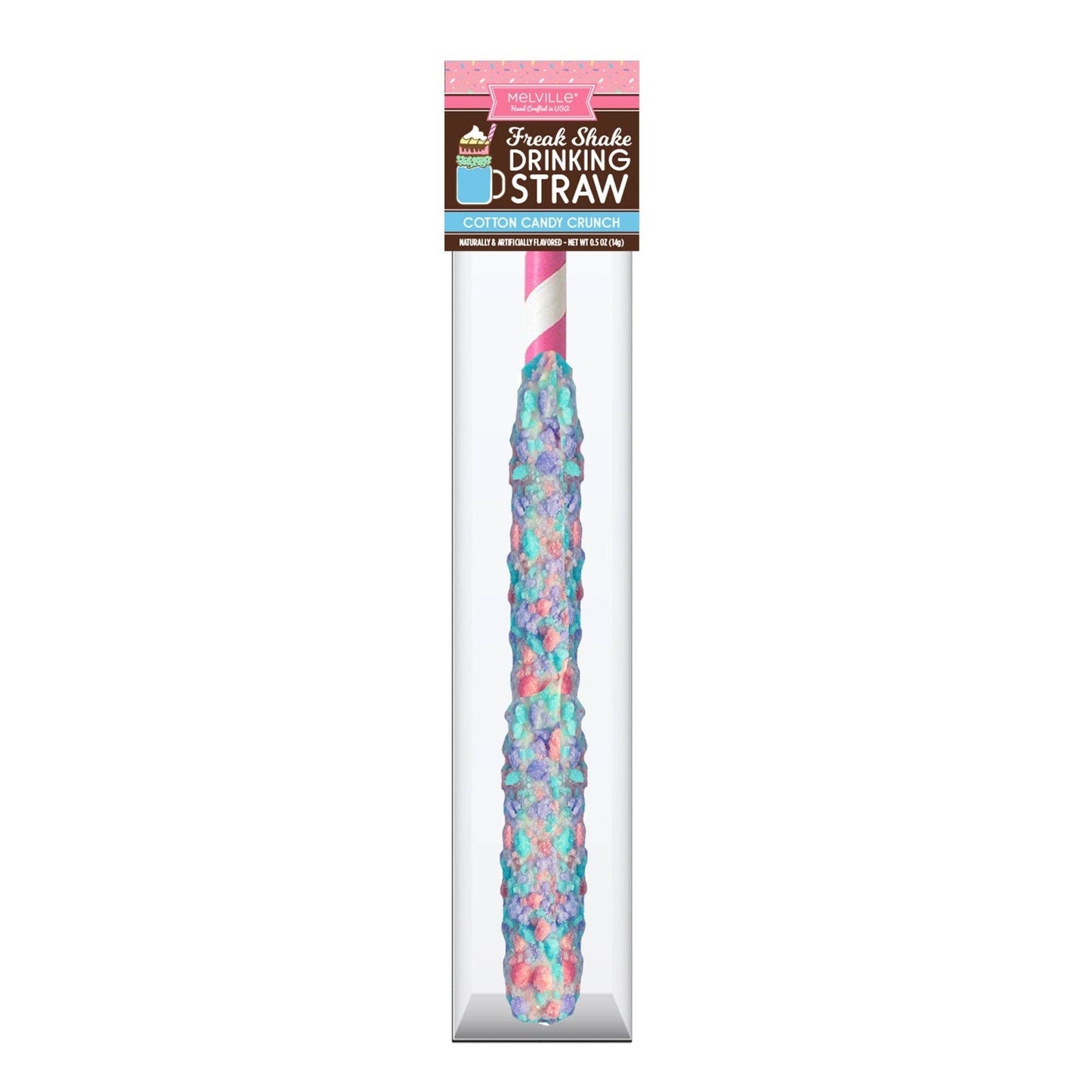 Freak Shake Candy-Coated Drinking Straws