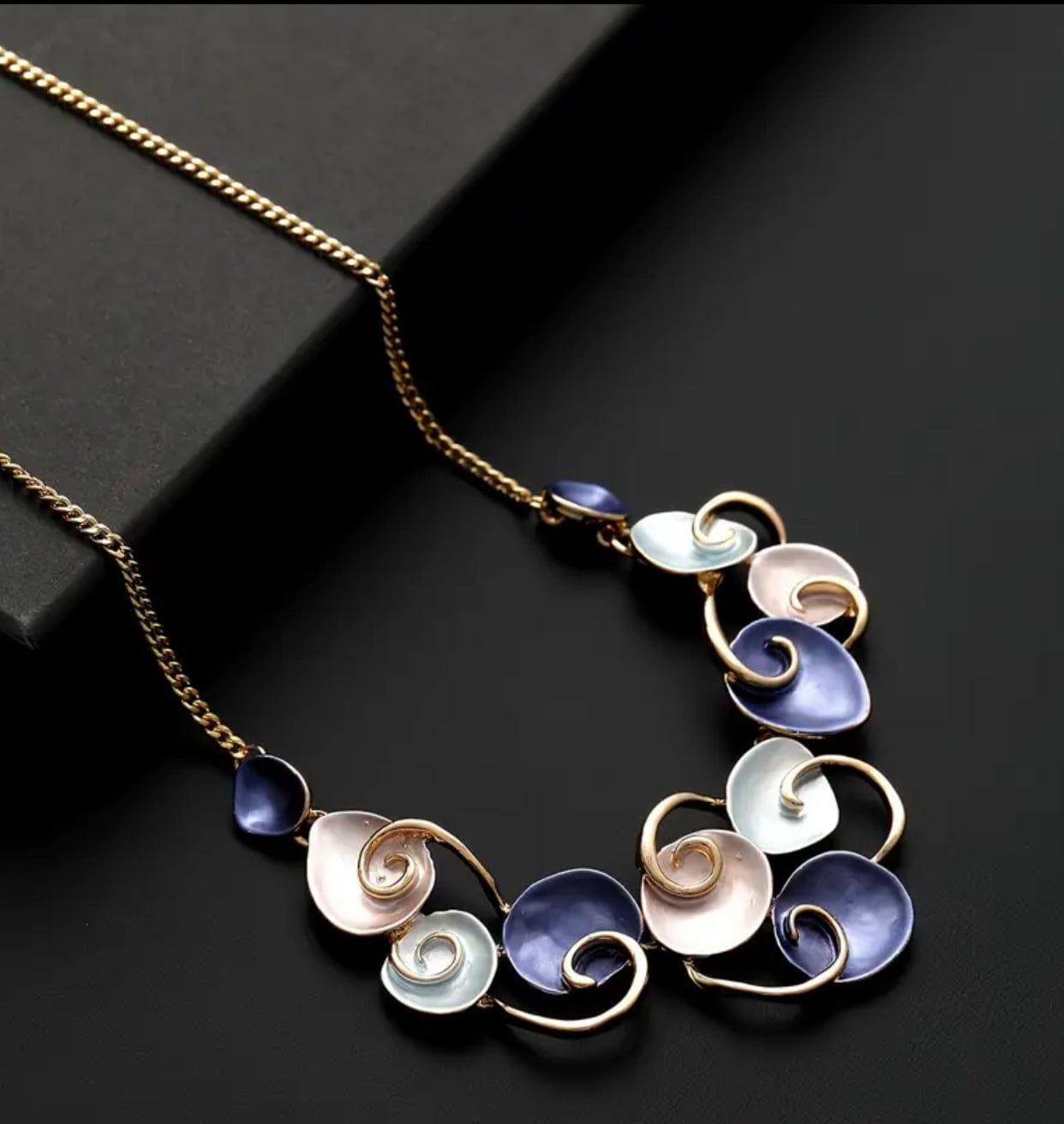 Elegant Shells and Swirls Necklace