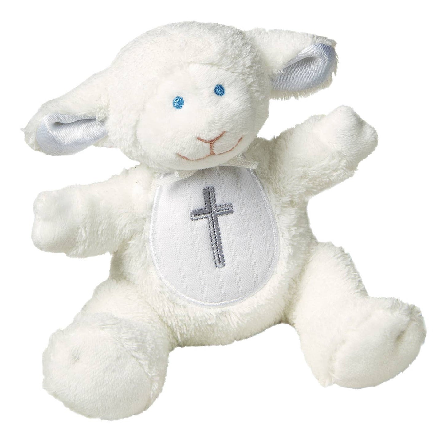 Christening Lamb Rattle 