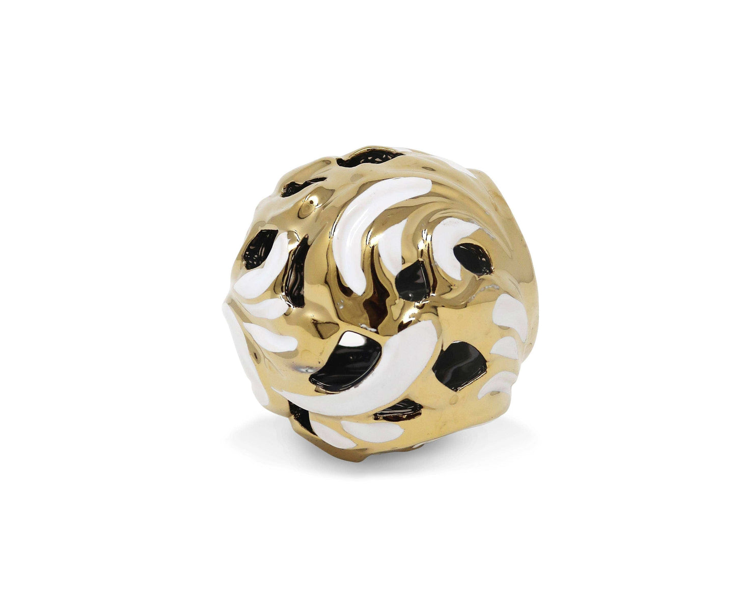 White/Gold Decorative Ball