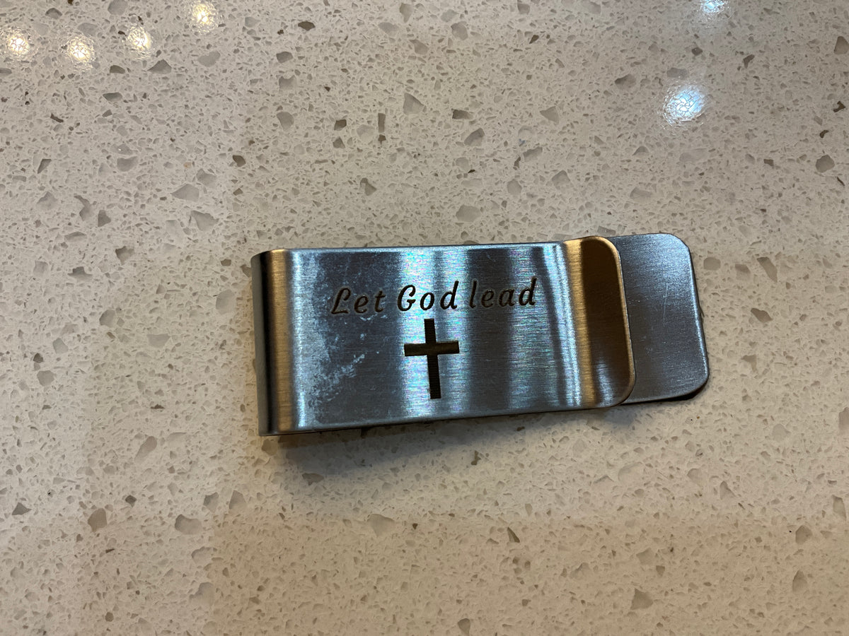 Let God Lead Money Clip