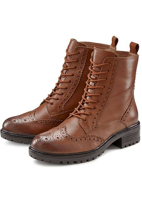 LASCANA Women's Detailed Combat Boots