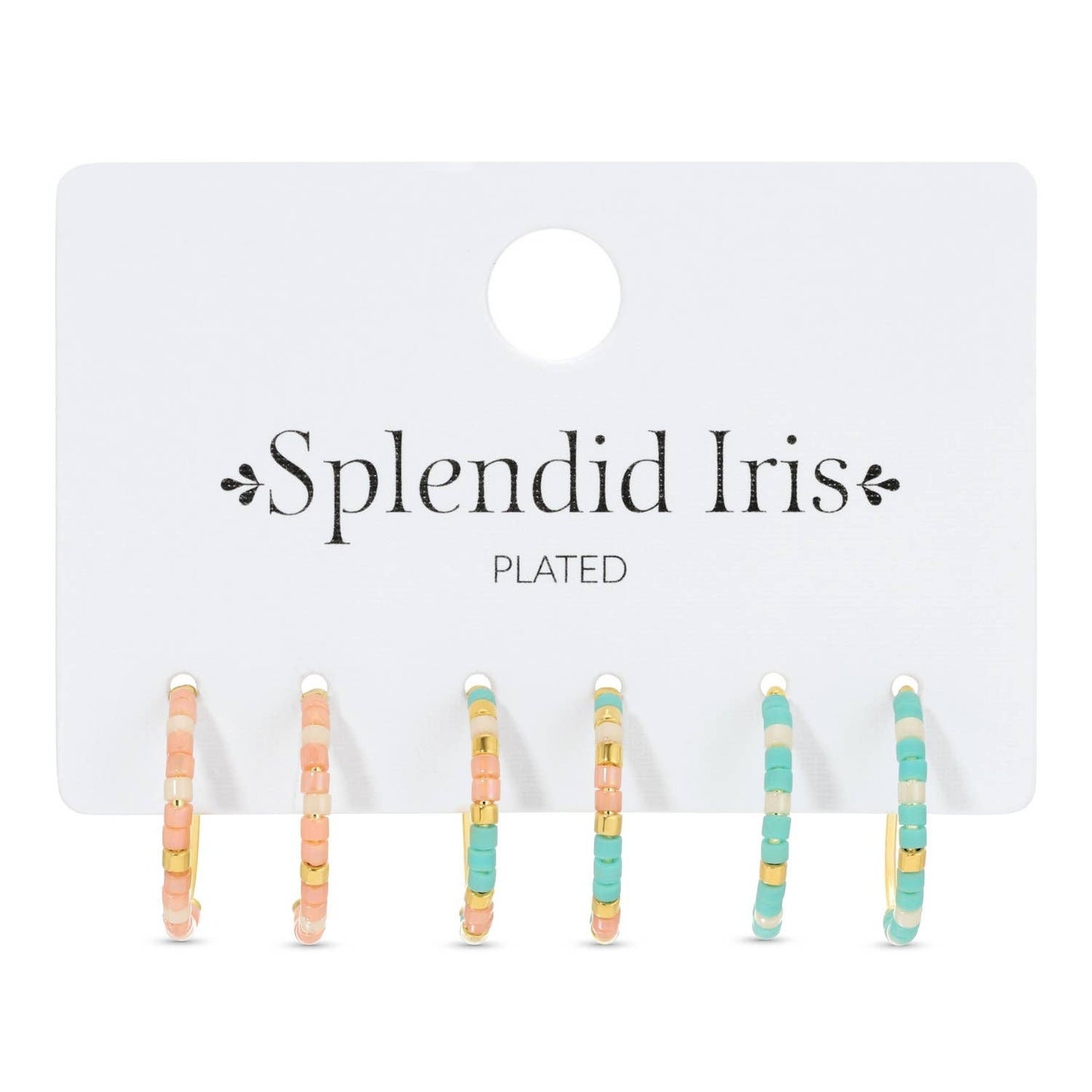 Sale - Set/3 Petite Miyuki Delica Hoops