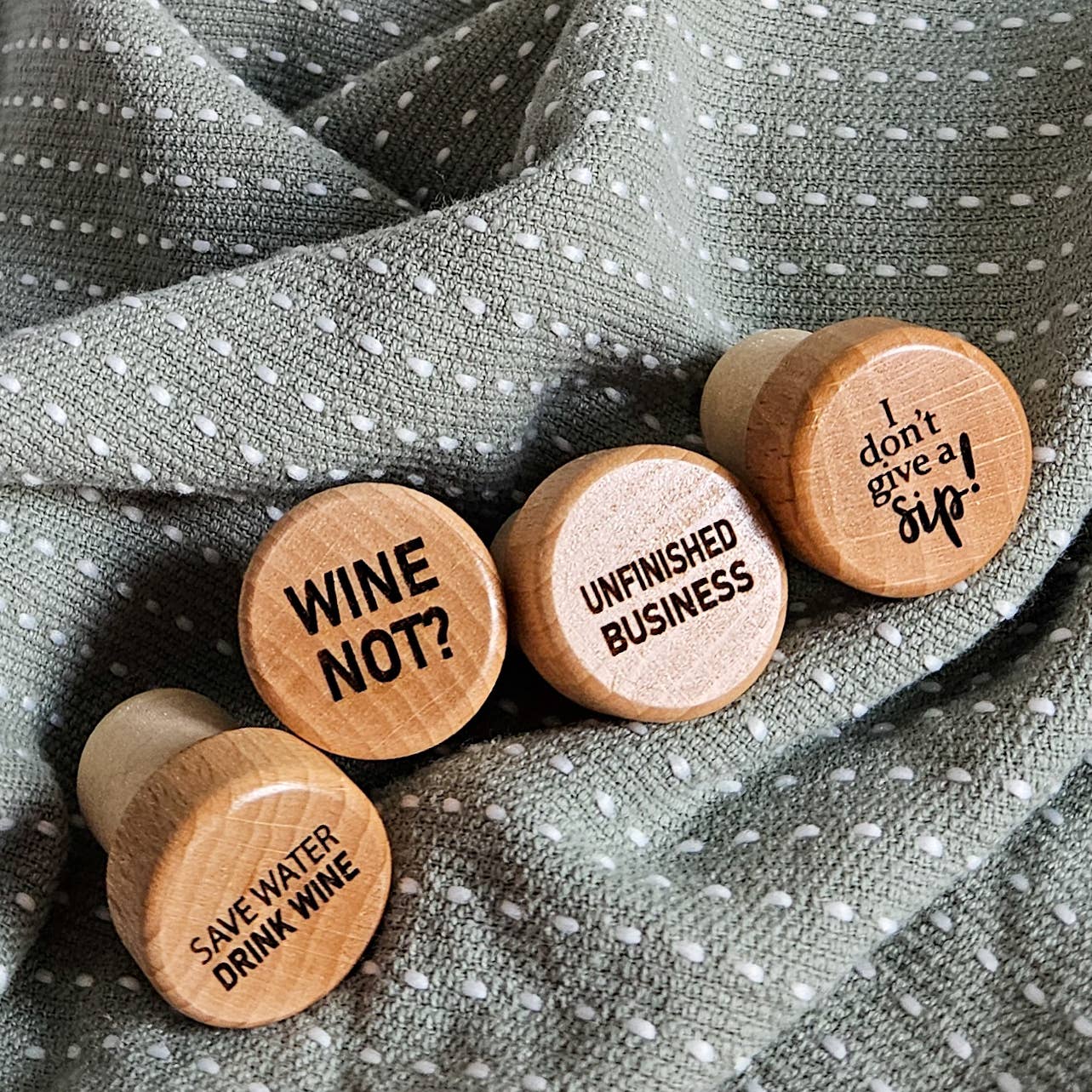 I Don't Give a Sip Wine Stopper