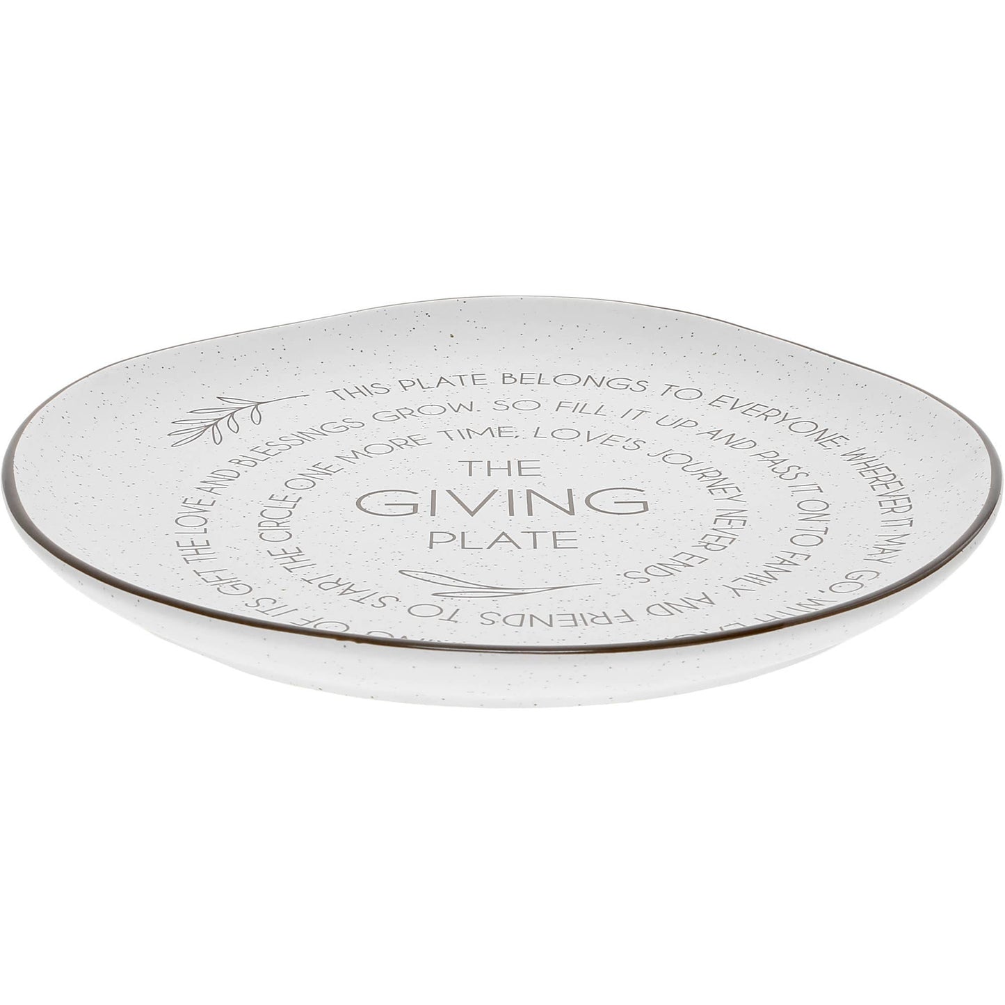 The Giving Plate - 10.5" Ceramic Plate