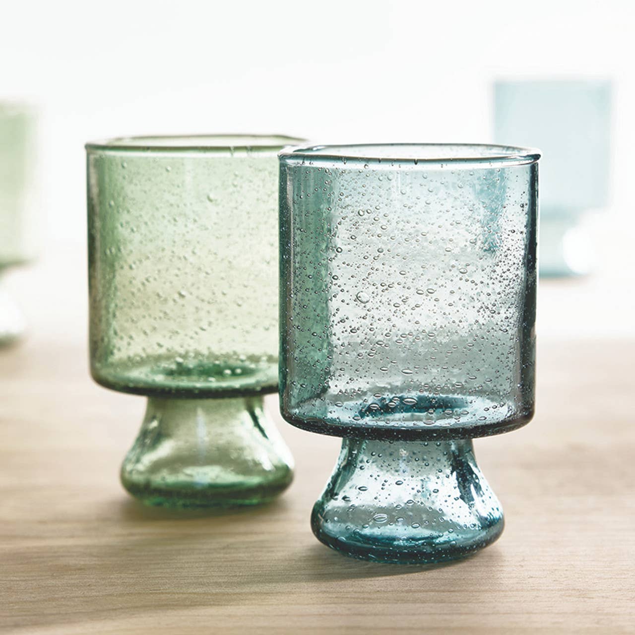 Seeded Glass - Dark Blue