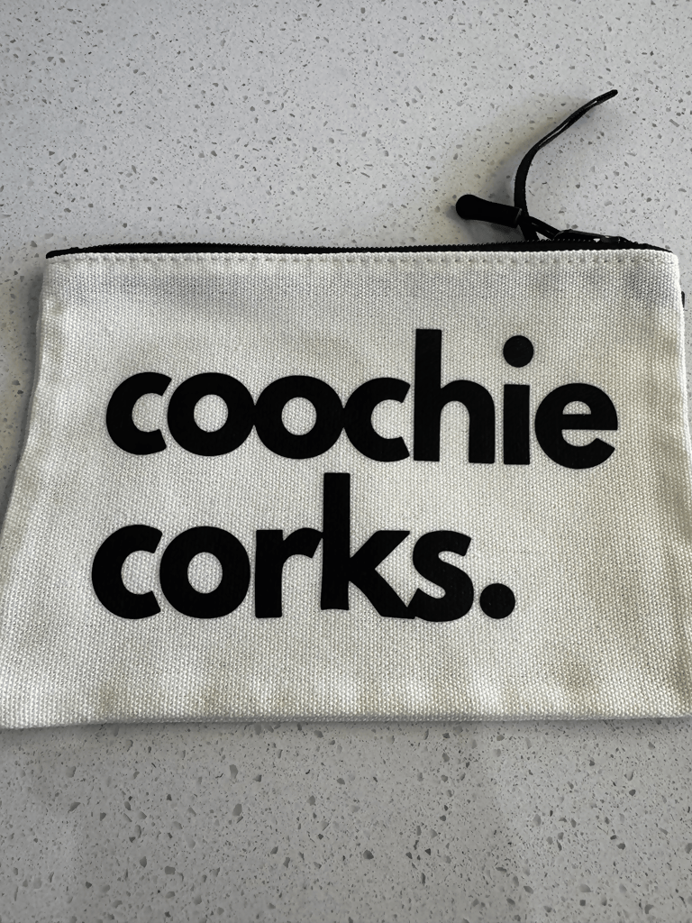 Coochie Corks Makeup Bag