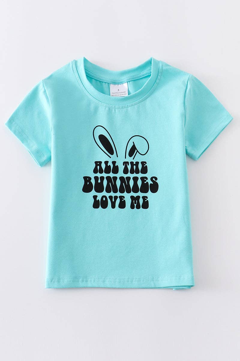 Easter Blue Rabbit Boy Top