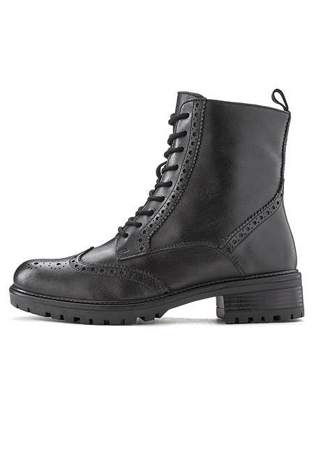 LASCANA Women's Detailed Combat Boots