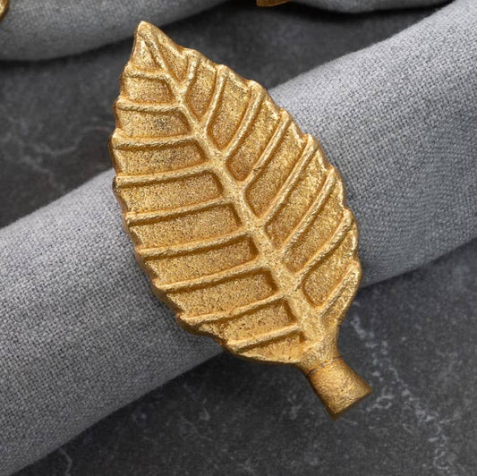 Gold Leaf Napkin Ring