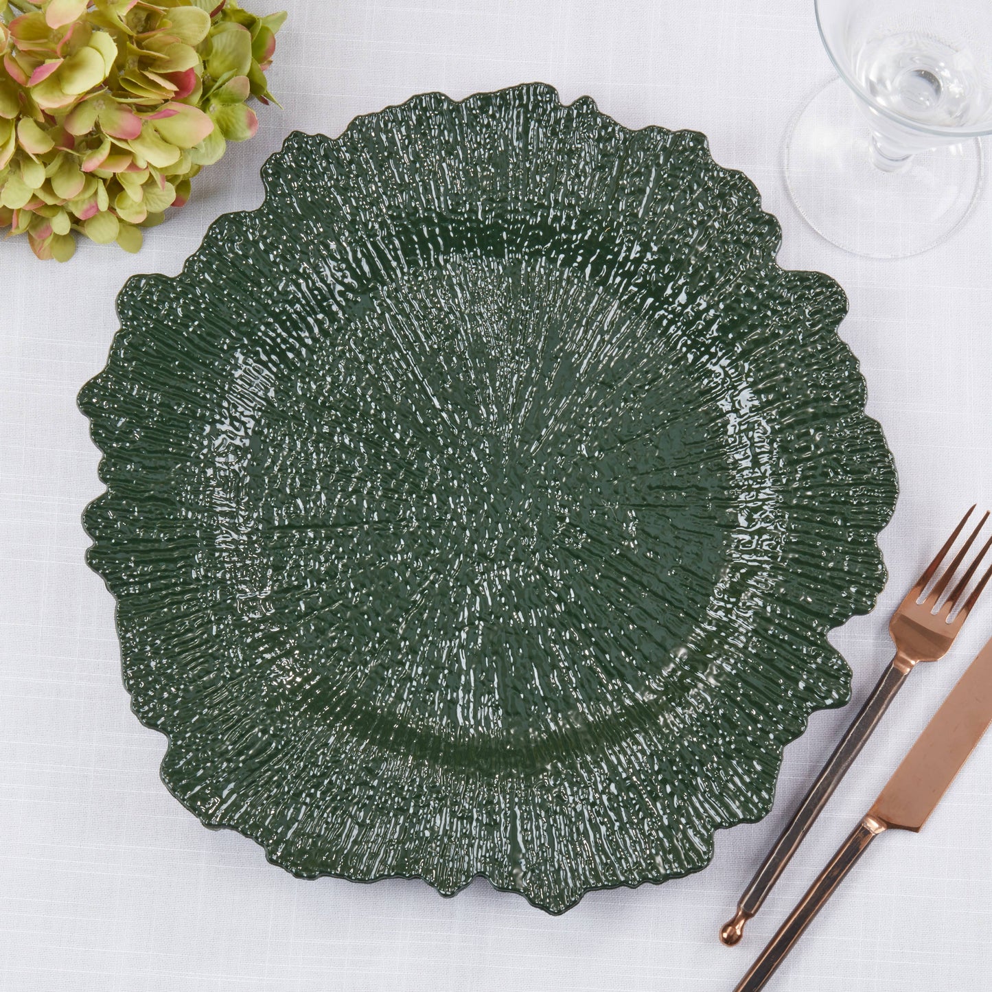 Radiant Elegance Starburst Charger Plates