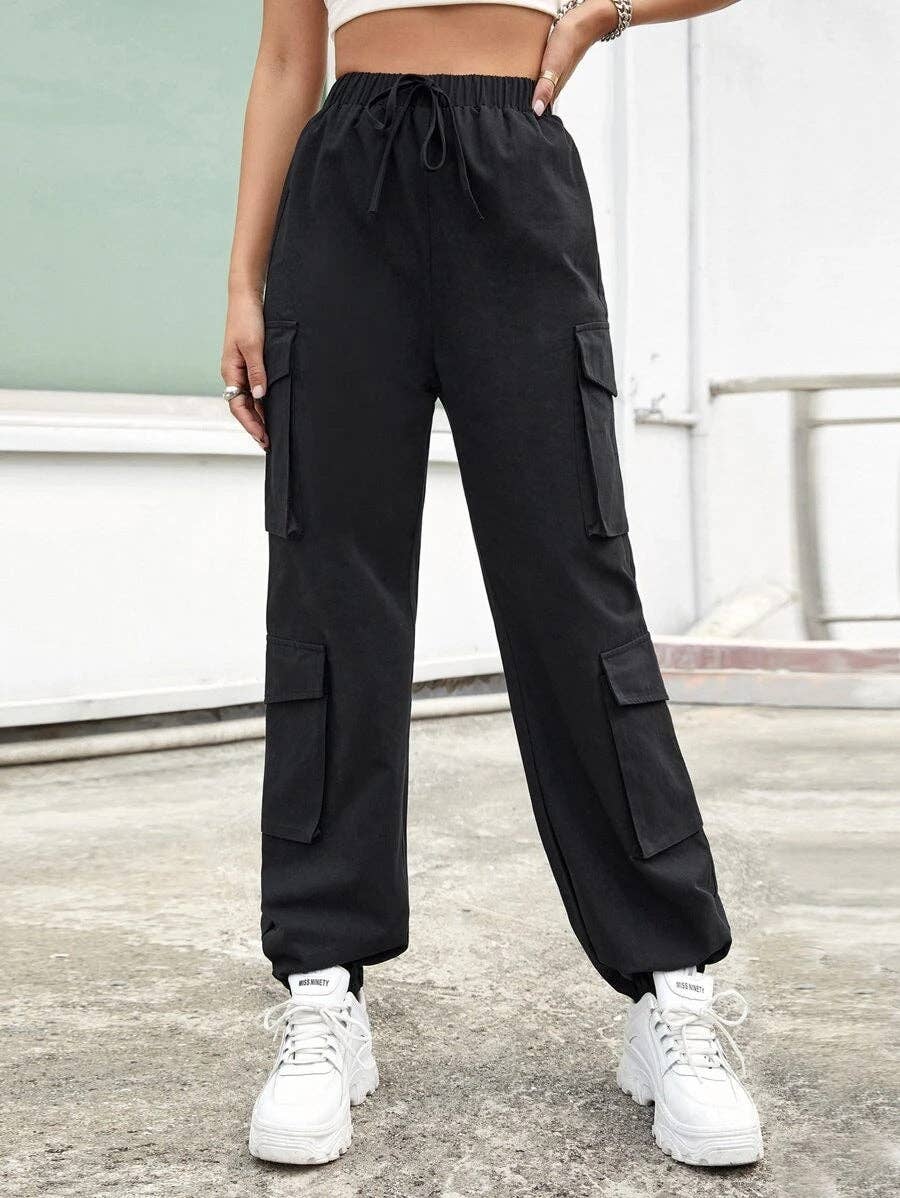 High Street Hip Hop Women Pants